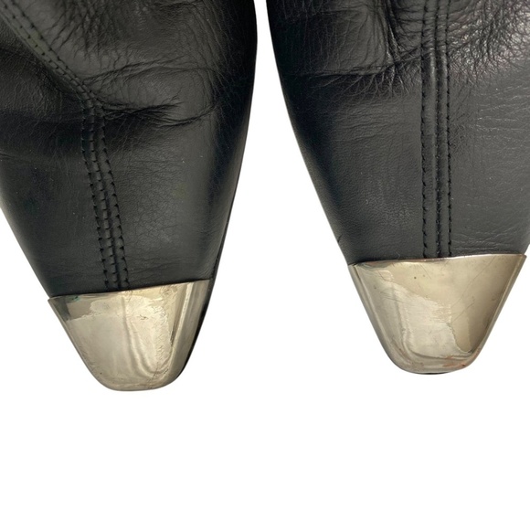 FREE PEOPLE x Ferylrobin  Sz 39 Ride or Fly Short Boots Modern Western in Black - Picture 3 of 13